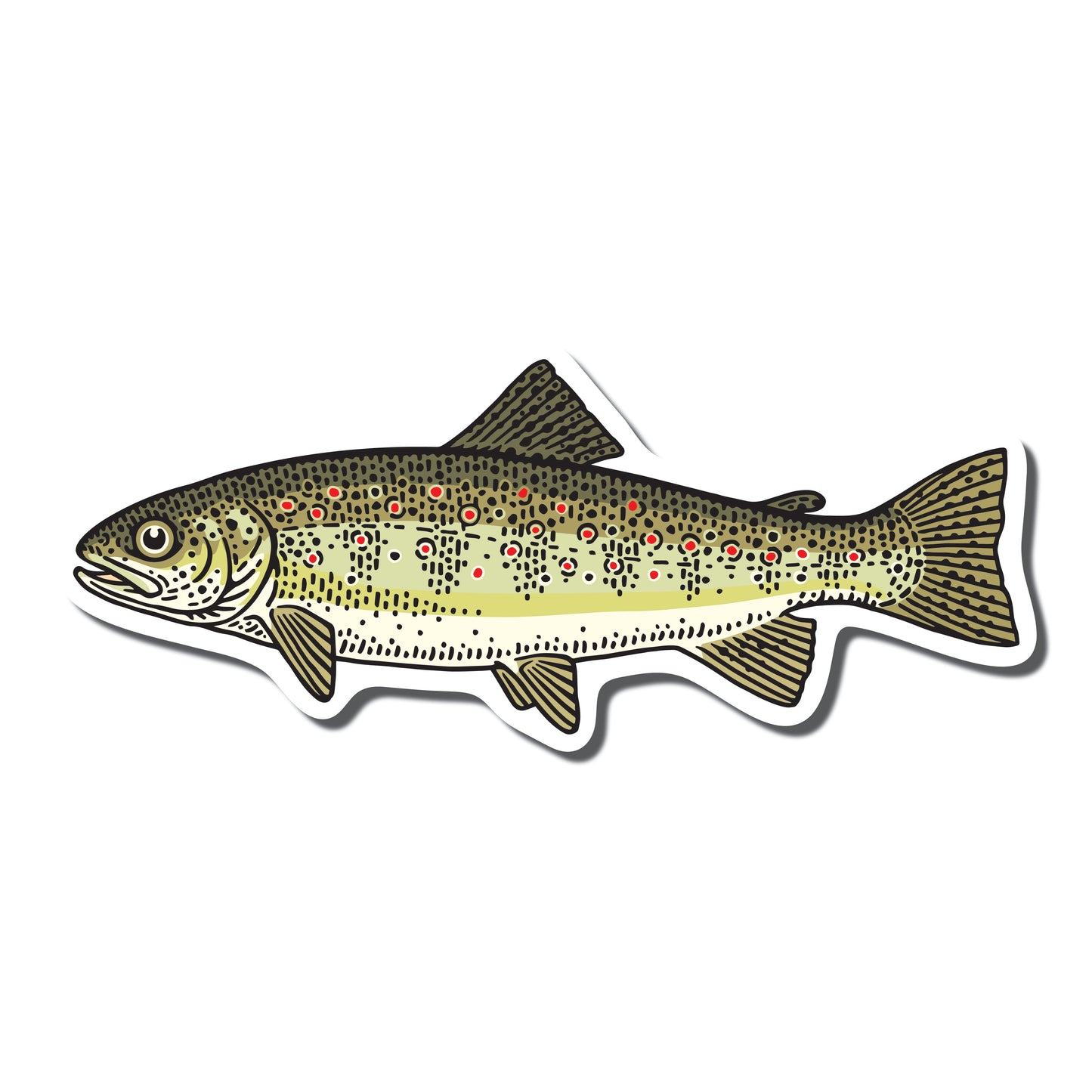 Brown Trout - True North Sticker Company