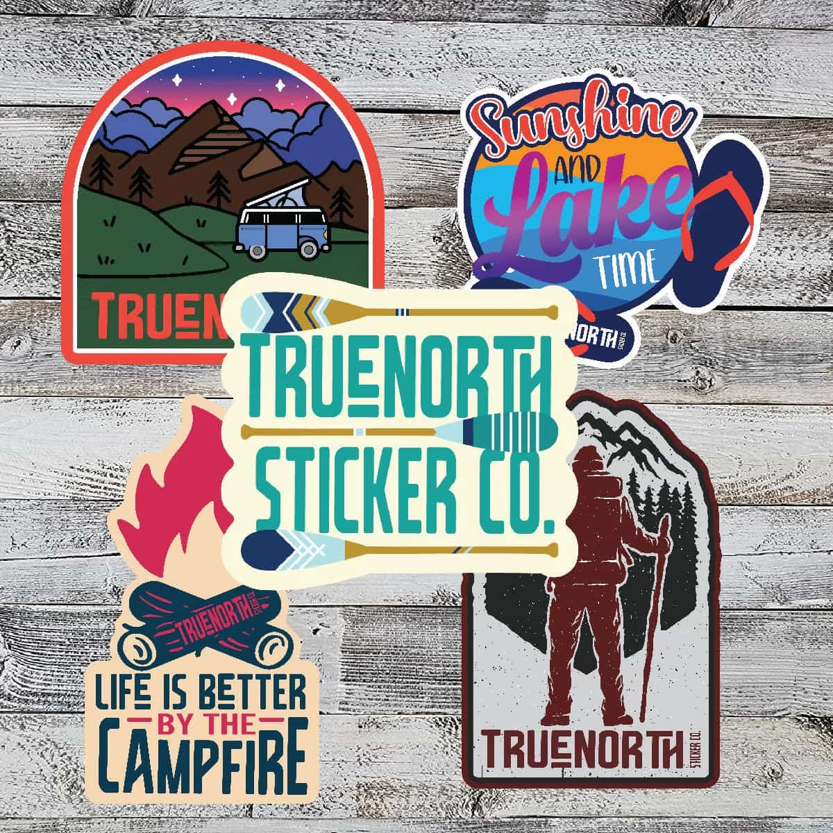 Bundle of 5 - Adventure - True North Sticker Company