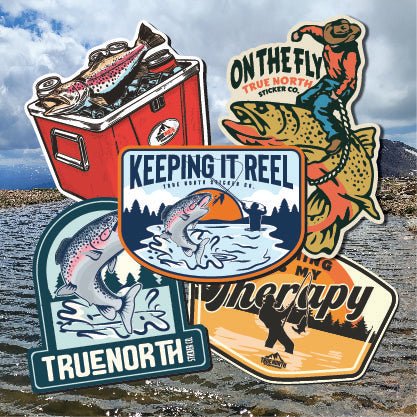 Bundle of 5 - Fly Fishing - True North Sticker Company