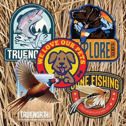 Bundle of 5 - Hunting/Fishing - True North Sticker Company