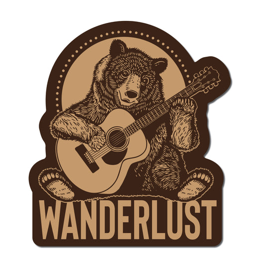 Guitar Bear - True North Sticker Company