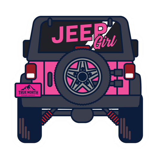 Jeep Girl - True North Sticker Company