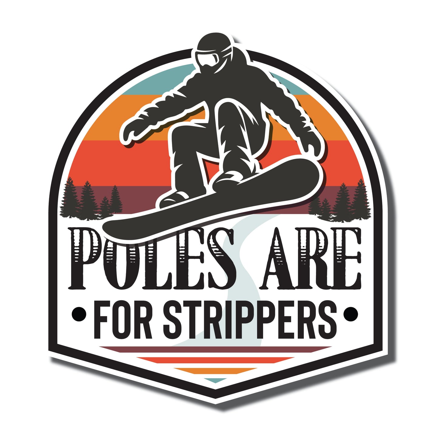 Stripper Pole - True North Sticker Company