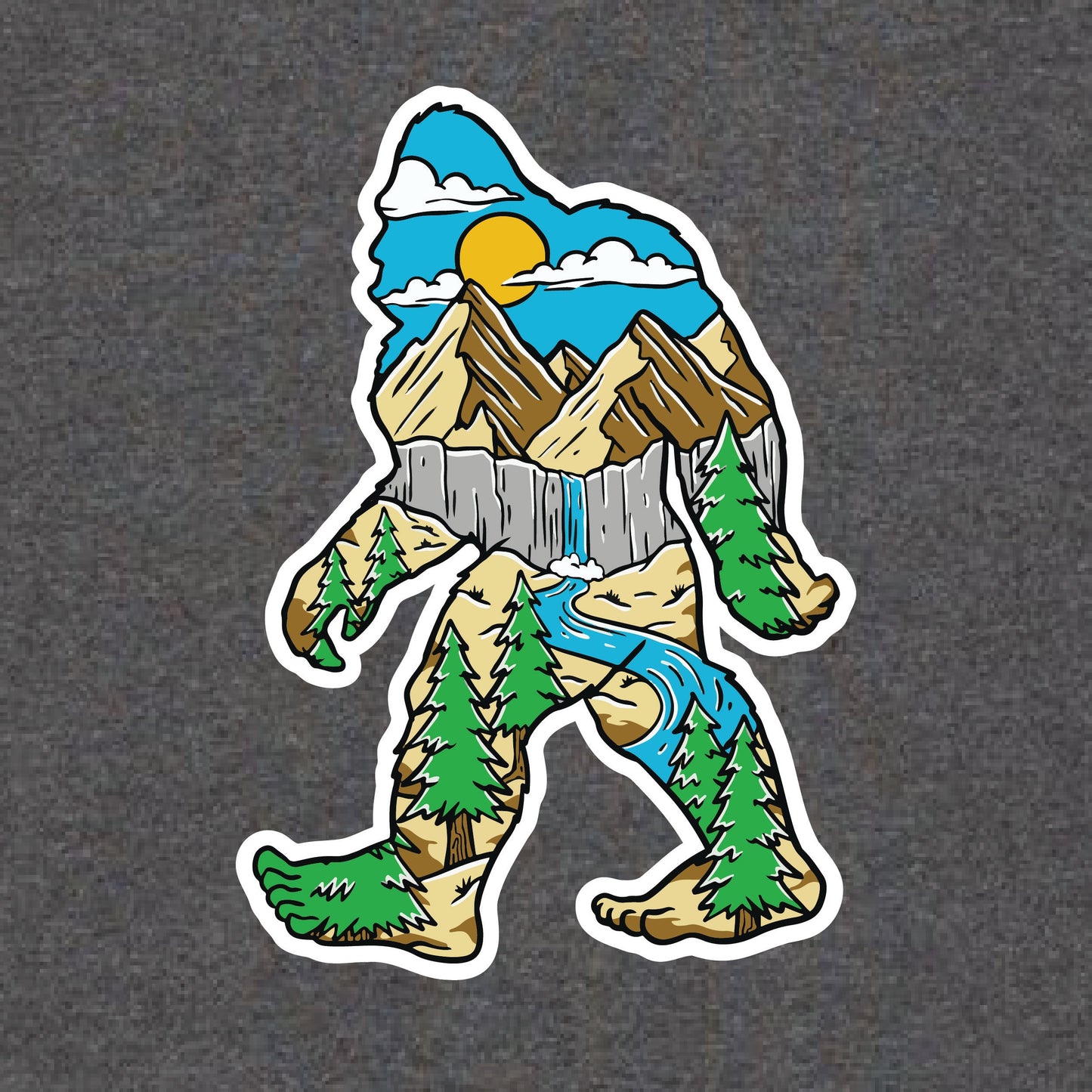 Yeti Hike - True North Sticker Company