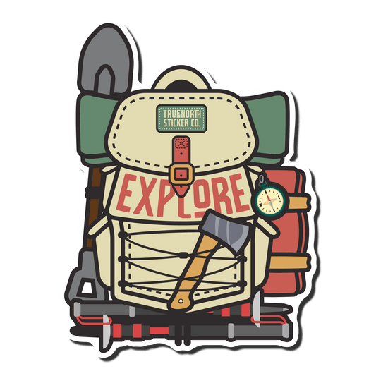 Backpacking - True North Sticker Company