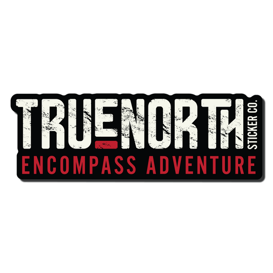 Black TrueNorth Logo - True North Sticker Company