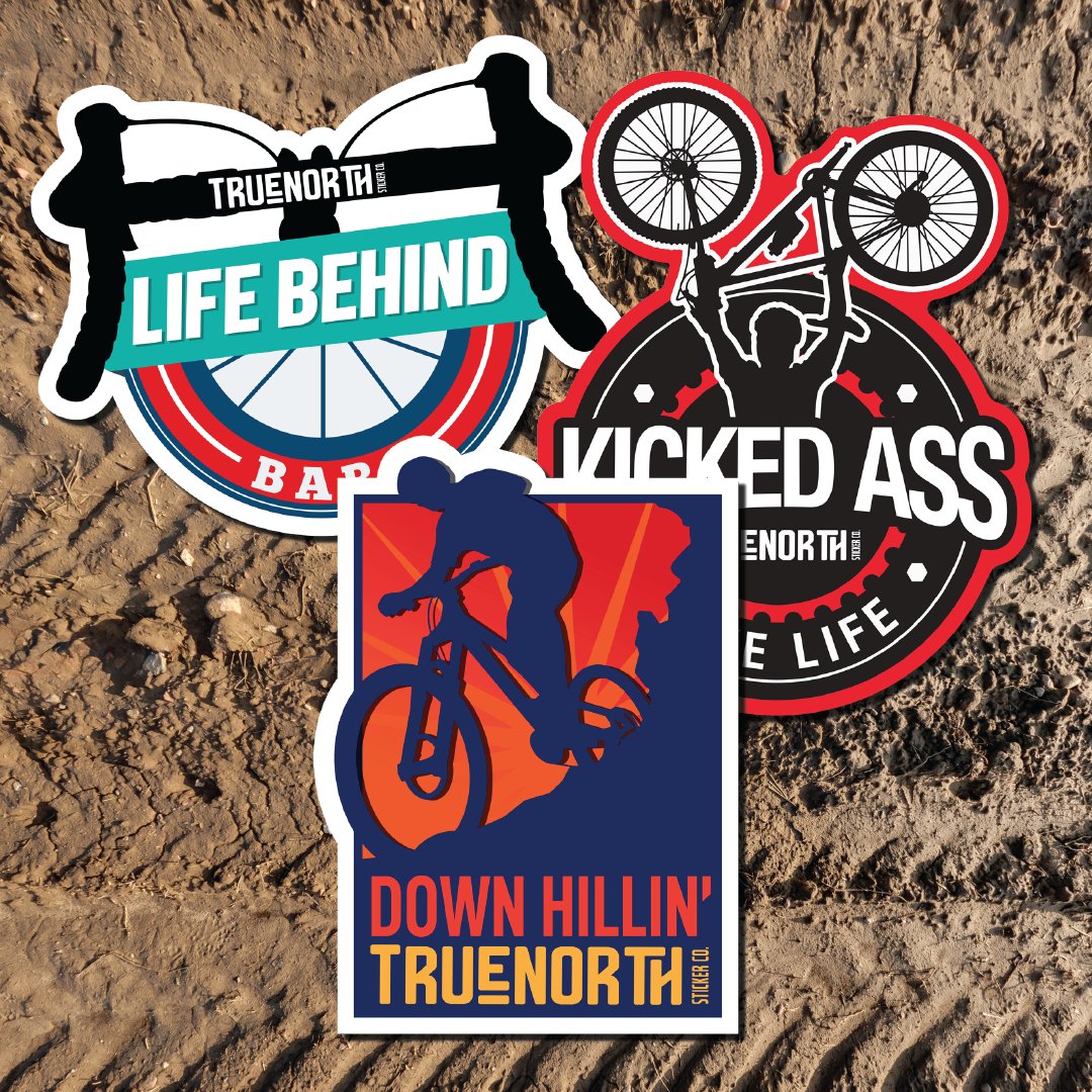 Bundle of 3 - Bike - True North Sticker Company