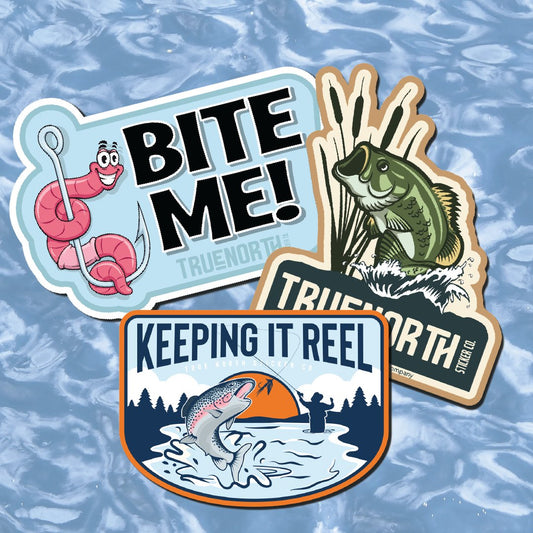 Bundle of 3 - Fishing - True North Sticker Company