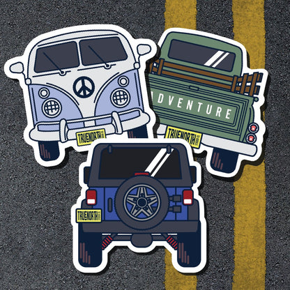 Bundle of 3 - Vehicles - True North Sticker Company