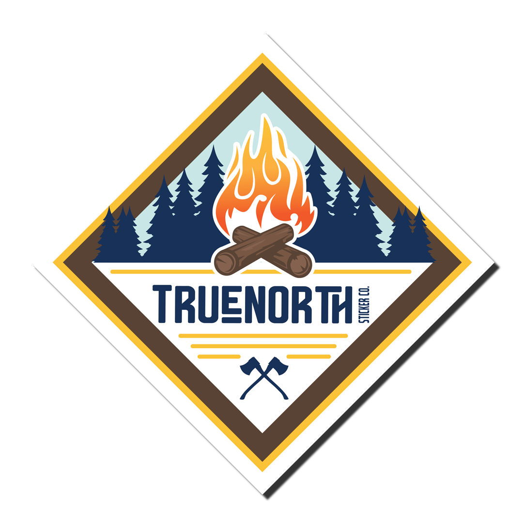 Camp Fire - True North Sticker Company