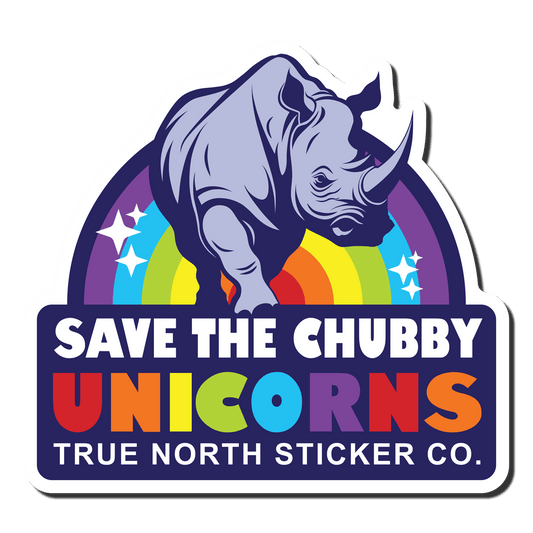 Chubby Unicorn - True North Sticker Company