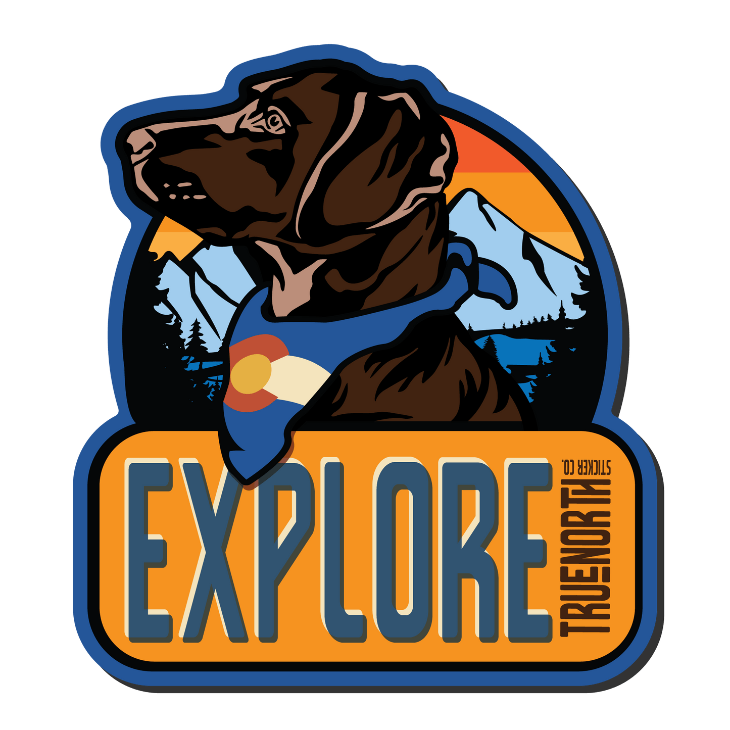 Colorado Dog - True North Sticker Company
