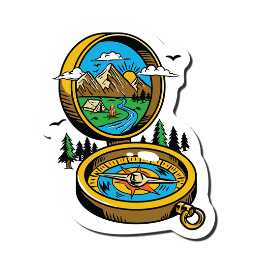 Compass Adventure - True North Sticker Company