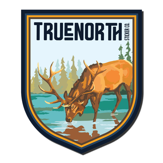 Drinking Elk - True North Sticker Company