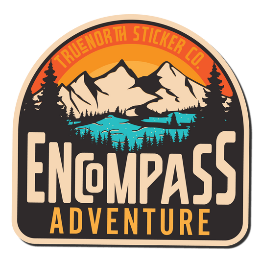 Glistening Mountains - True North Sticker Company