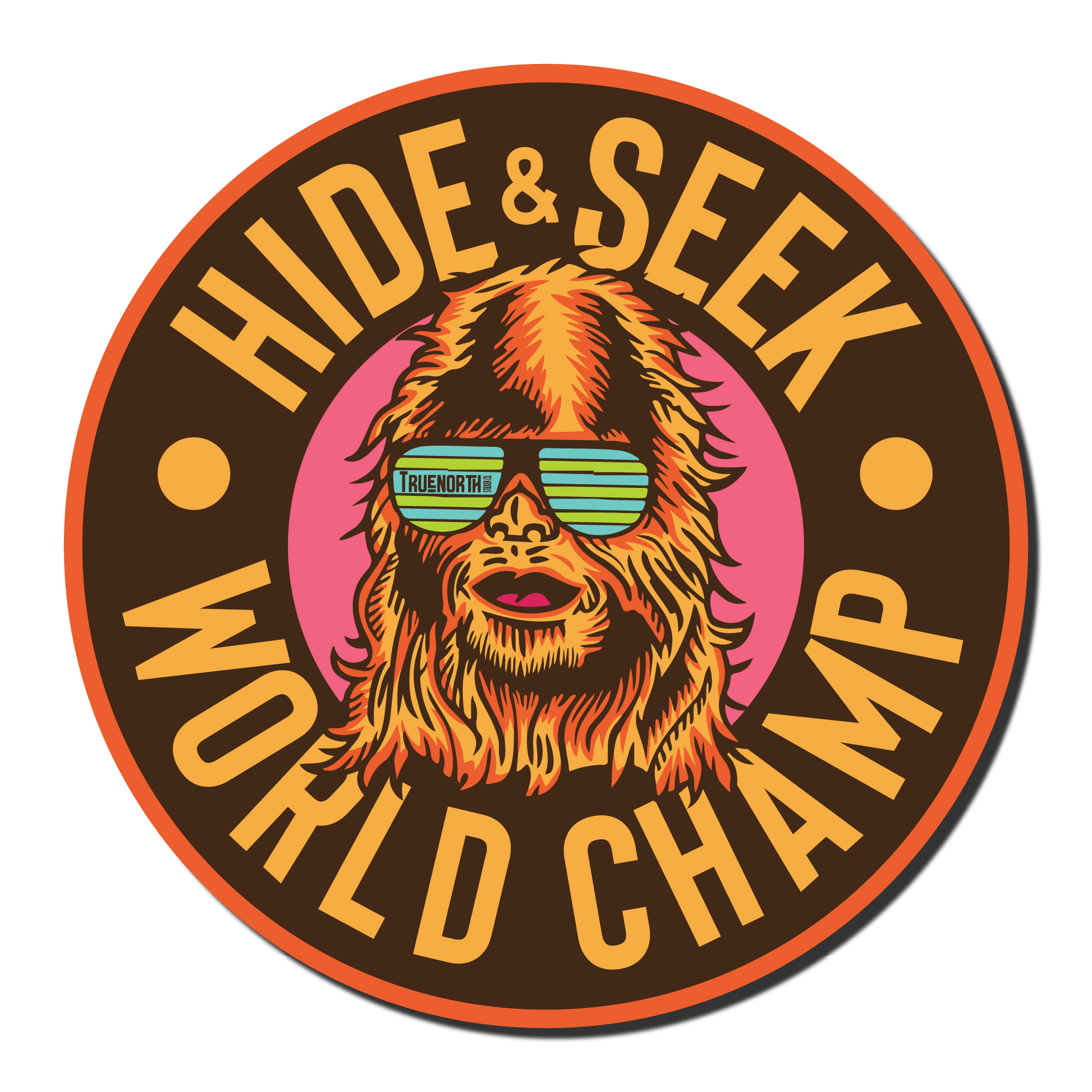 Hide & Seek World Champ - True North Sticker Company