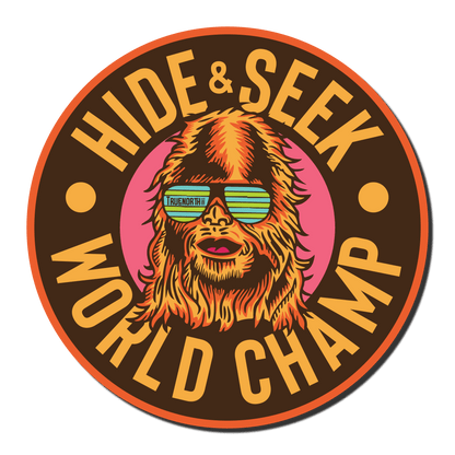 Hide & Seek World Champ - True North Sticker Company