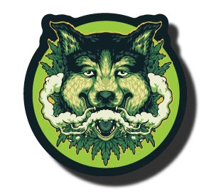 High Wolf - True North Sticker Company