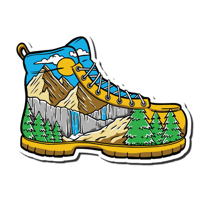 Hiking Boot - True North Sticker Company