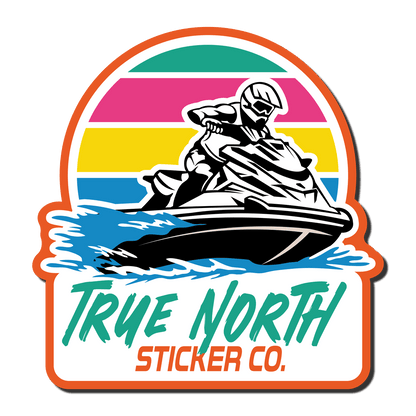 Jet Skier - True North Sticker Company