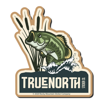 Jumping Bass - True North Sticker Company