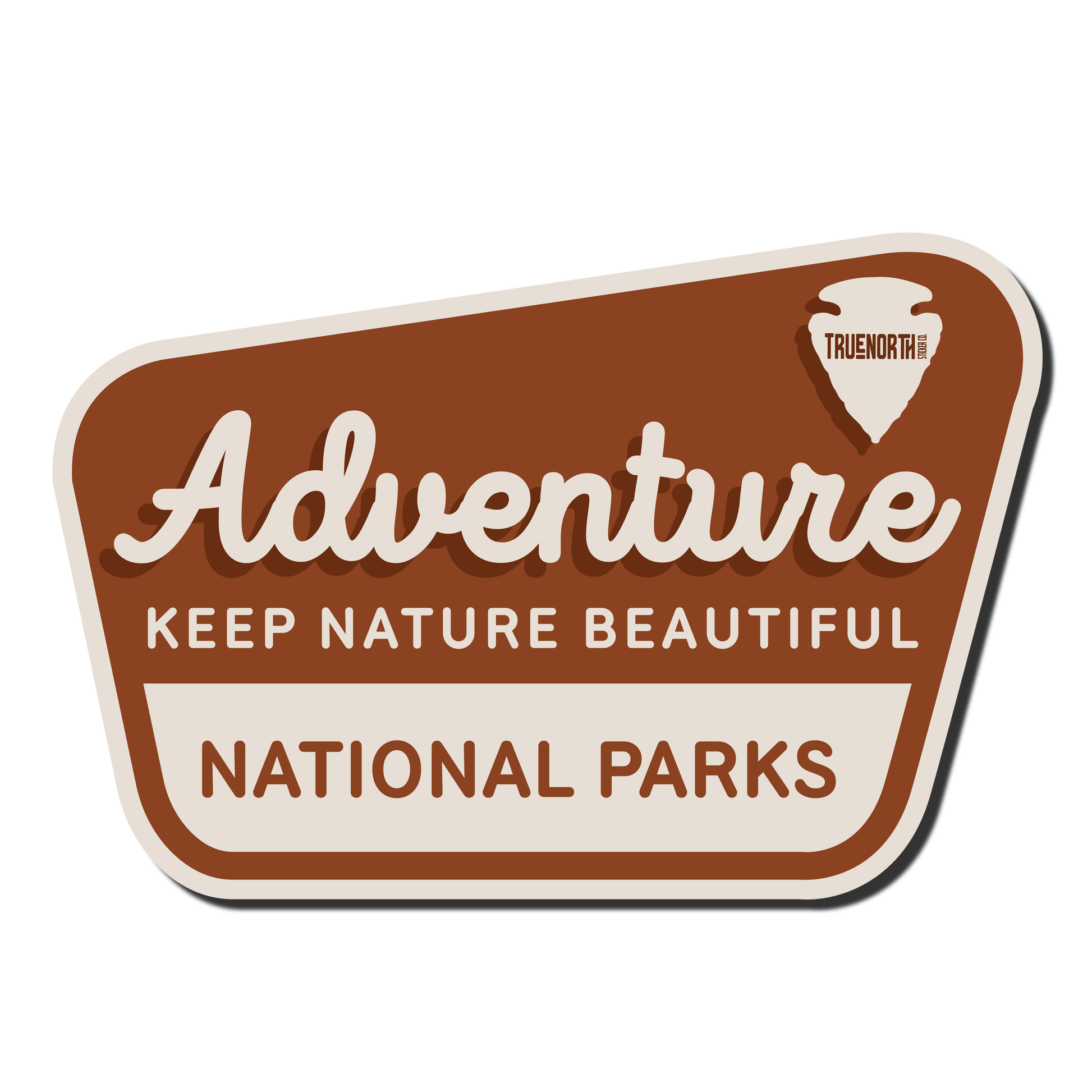 N.P. Adventure Sign - True North Sticker Company