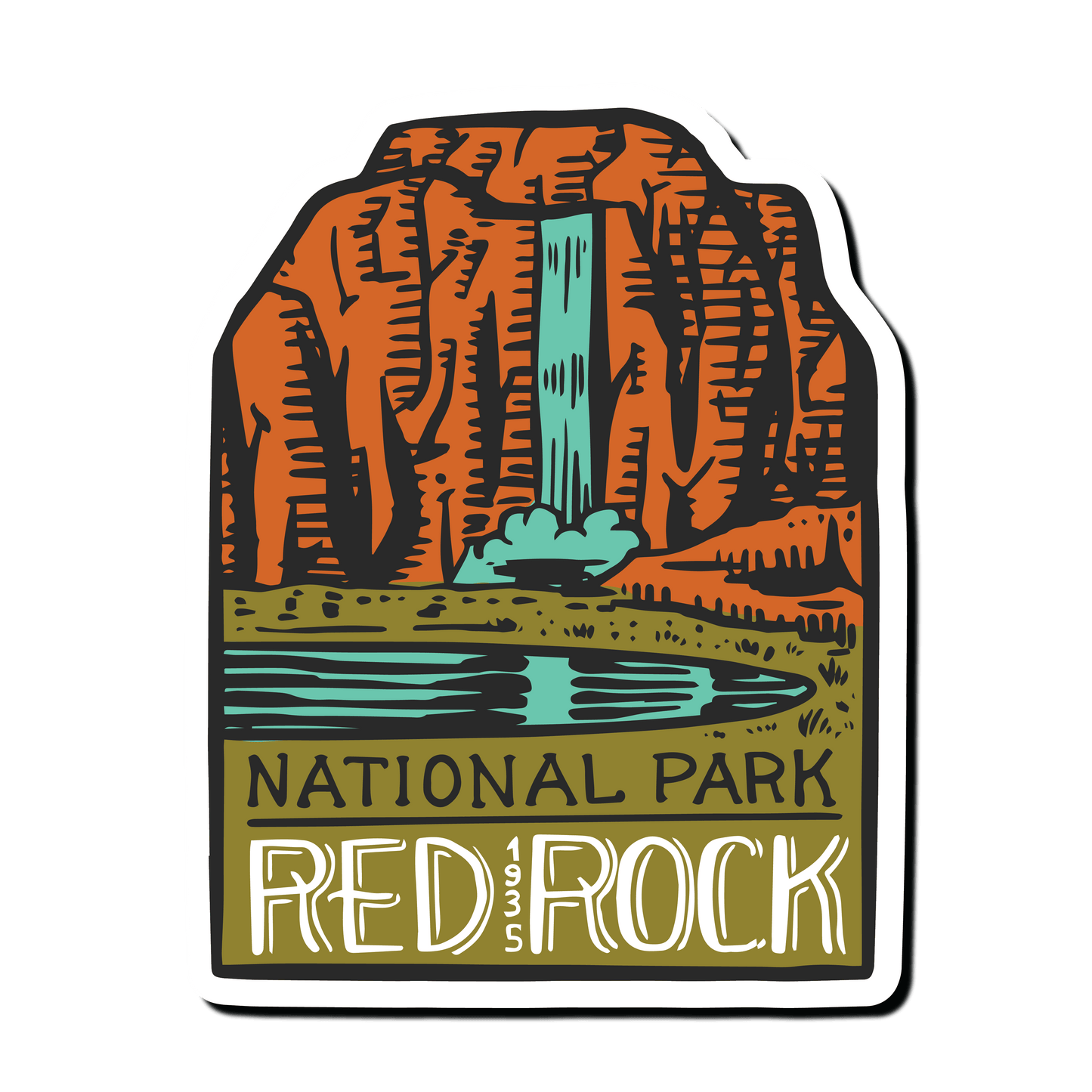 Red Rock - True North Sticker Company