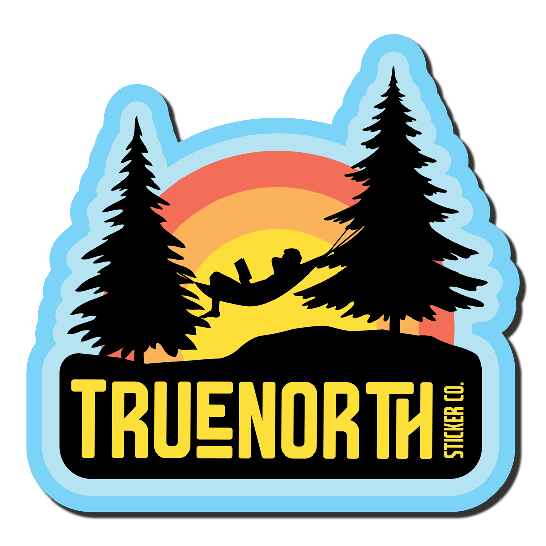 Relaxin' with Nature - True North Sticker Company