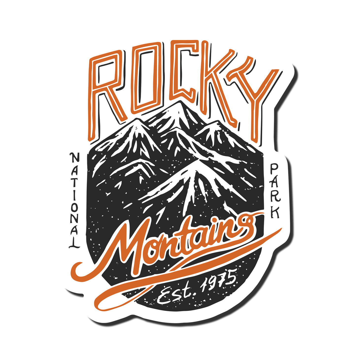 Rocky Mountains - True North Sticker Company