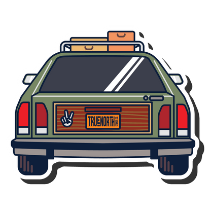 Station Wagon Adventure - True North Sticker Company