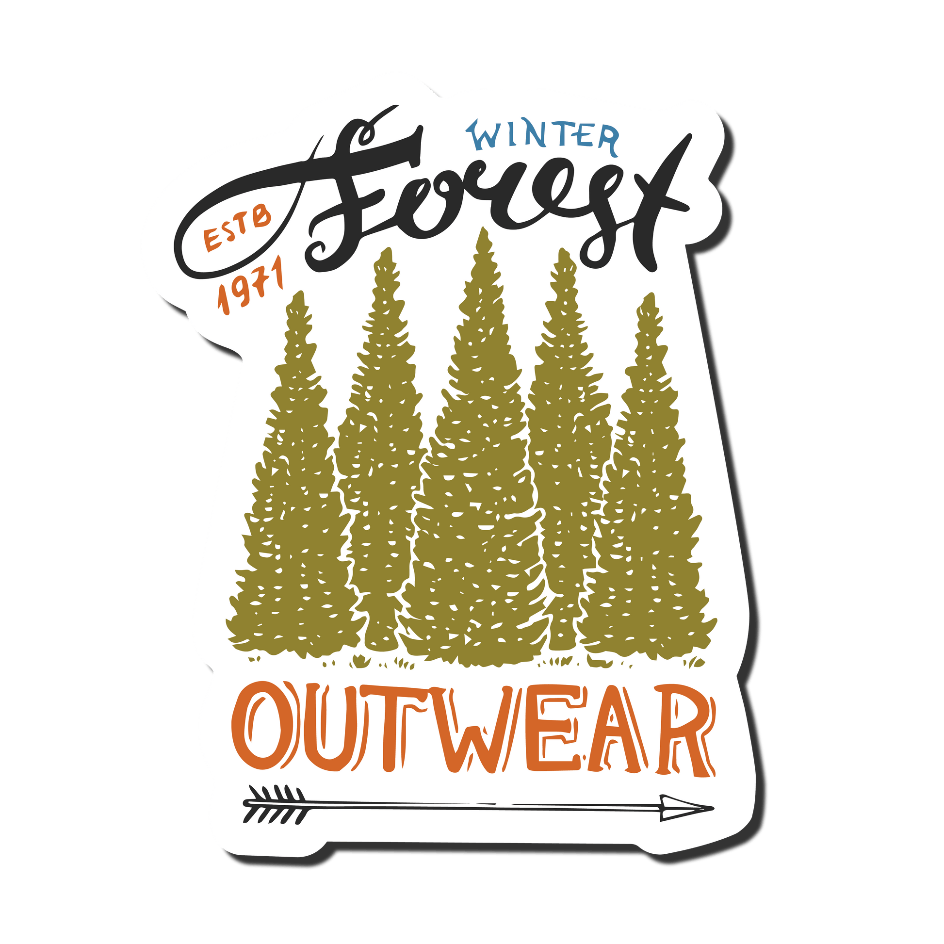 Winter Forrest - True North Sticker Company